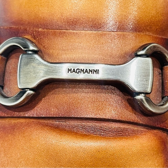 Magnanni Tan/Brown Leather Loafers EUC - Picture 12 of 13